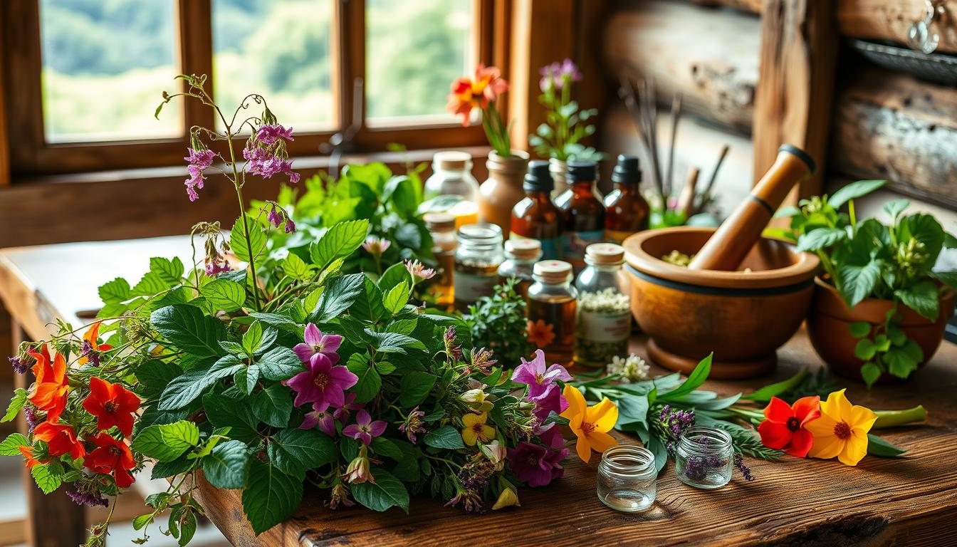 Herbal remedies for common ailments